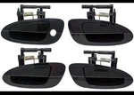 New Door Handle Black Exterior Outside Kit Set Of 4 For 02-06 Nissan Altima. Fixed Price $36.00.