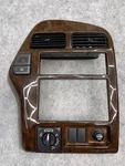 1996-2000 Nissan Pathfinder Infiniti QX4 Wood Center Dash Radio Trim Bezel Oem. Fixed Price $44.99.