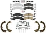 For Nissan Titan Xd 2016-2024 Front Rear Disc Brake Pad Set Parking Shoes. Fixed Price $162.00.