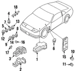 Genuine Nissan Starter Relay 25230-89981. Fixed Price $26.93.