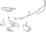 Genuine Nissan Parking Aid System Wiring Harness 24093-6RZ0A. Fixed Price $113.73.