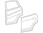 Genuine Nissan Door Shell H210A-4CAMA. Fixed Price $462.99.