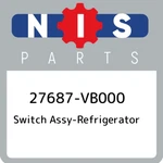27687-VB000 Nissan Switch Assy-refrigerator 27687VB000, New Genuine Oem Part. Fixed Price $71.52.