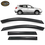 Fits 09-13 Nissan Rogue 14-15 Select 4DR Window Visors Rain Sun Guard Vent. Fixed Price $26.98.