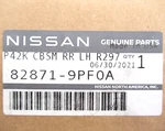 Genuine Oem Nissan 82871-9PF0A Driver Rear Lower Door Molding 2013-20 Pathfinder. Fixed Price $168.61.