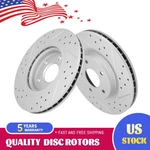 Front Drilled Brake Rotors For 2007 2017 Nissan Sentra Se-r Rogue. Fixed Price $67.94.