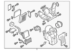 Genuine Nissan Hvac Unit Case Assembly 27210-9SE0B. Fixed Price $1371.13.