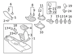 Genuine Nissan Cup Holder 68430-6GE0A. Fixed Price $136.63.
