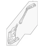 Genuine Nissan Body A-pillar 76215-6GR0A. Fixed Price $574.84.