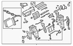 Genuine Nissan Hvac Unit Case Assembly 27110-1LK4C. Fixed Price $902.48.