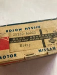 Nissan Oem Genuine Car Part Japan 25230-89923 Relay Datsun 610S Bluebird. Fixed Price $178.26.