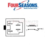 Four Seasons Ac Compressor Control Relay For 1984-1994 Nissan 300ZX Tw. Fixed Price $29.64.