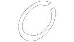 Genuine Nissan Snap Ring 40214-30R00. Fixed Price $19.77.