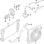 New Genuine Nissan Versa Water Pump Housing Thermostat (2020-2022) Oe 110615RB0B. Fixed Price $162.22.