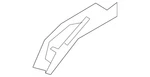 Genuine Nissan Fender Apron Reinforcement 64113-9NB0A. Fixed Price $63.00.