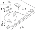 Genuine Nissan Lock Assembly Screw 68198-B416A. Fixed Price $11.95.