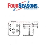 Four Seasons Ac Compressor Control Relay For 1984-1989 Nissan 300ZX Ws. Fixed Price $27.48.