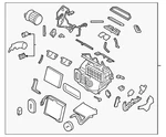 Genuine Nissan Hvac Unit Case Assembly 27210-7FW1A. Fixed Price $1186.22.