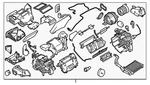 Genuine Nissan Hvac Unit Case Assembly 27210-1KM5C. Fixed Price $1832.83.