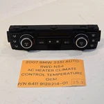 07-09 Bmw 335I Ac Heater Climate Control Temperature 6411 9128214 01 Oem. Fixed Price $26.22.
