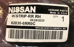 2021-2025 Nissan Rogue-right/rear Door Surround Weather-strip Oem 82830-6RR0C. Fixed Price $64.99.