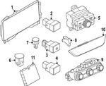 Genuine Nissan Hvac Control Module 27760-7LF1A. Fixed Price $212.88.