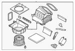 Genuine Nissan Hvac Blower Case Assembly 27200-1EA0E. Fixed Price $633.61.