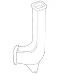 Genuine Nissan Instrument Panel Air Duct 27981-3KA0A. Fixed Price $37.27.