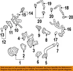 Nissan Oem 00-15 Altima Cooling Pump-water Valve 212306N20A. Fixed Price $23.53.