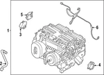 Genuine Nissan Harness 24040-6SA0A. Fixed Price $67.32.