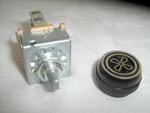 Air Conditioning 3 Speed Blower Switch With Resistor & Knob, Indak Brand 12 Vt. Fixed Price $31.99.