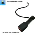 868439Z494 02 03 04 Nissan Xterra Frontier Left Buckle. Fixed Price $49.00.