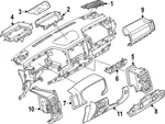 Genuine Nissan Instrument Panel Bezel 68260-9BU4A. Fixed Price $95.81.