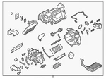 Genuine Nissan Hvac Blower Case Assembly 27210-9RA0B. Fixed Price $2074.87.