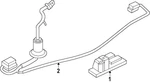 Genuine Nissan License Plate Light Assembly Connector 24055-7BA0A. Fixed Price $73.83.