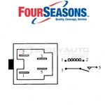 Four Seasons Ac Compressor Control Relay For 1986-1994 Nissan Sentra Ij. Fixed Price $29.64.