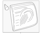 Genuine Nissan Back Up Light Assembly 26550-5ZU2A. Fixed Price $280.32.