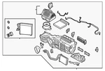 Genuine Nissan Hvac Unit Case Assembly 27110-EZ03C. Fixed Price $1698.70.